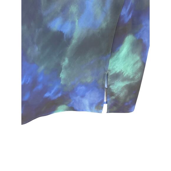 Dynamite Dani Cowl Neck Chiffon Slip Dress Y2K Fairy Grunge Goth Large - Picture 6 of 15